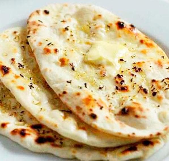 Butter Naan, served at India Oven Sacramento