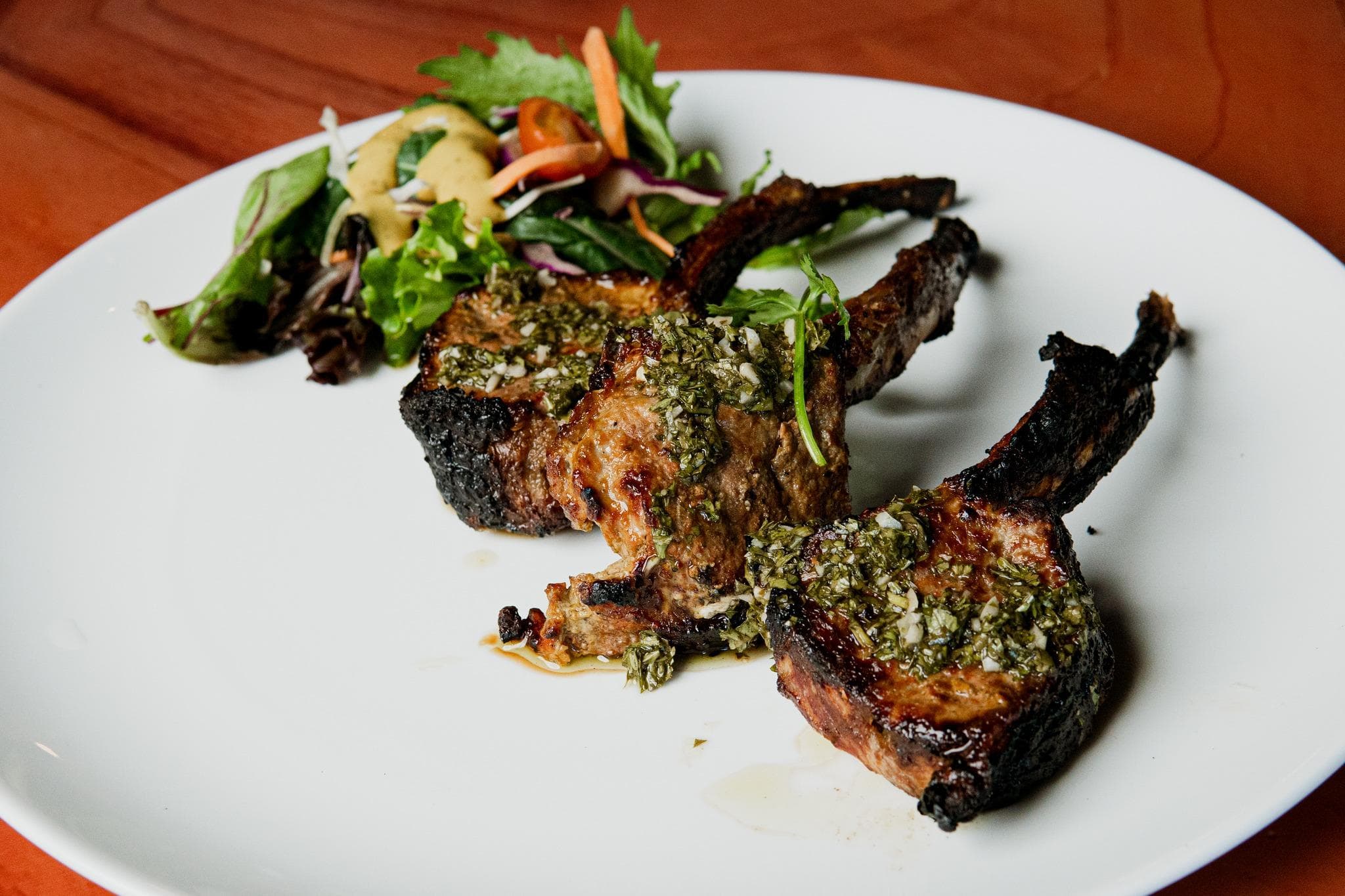 Spring Lamb Chops(5pcs), served at India Oven Sacramento