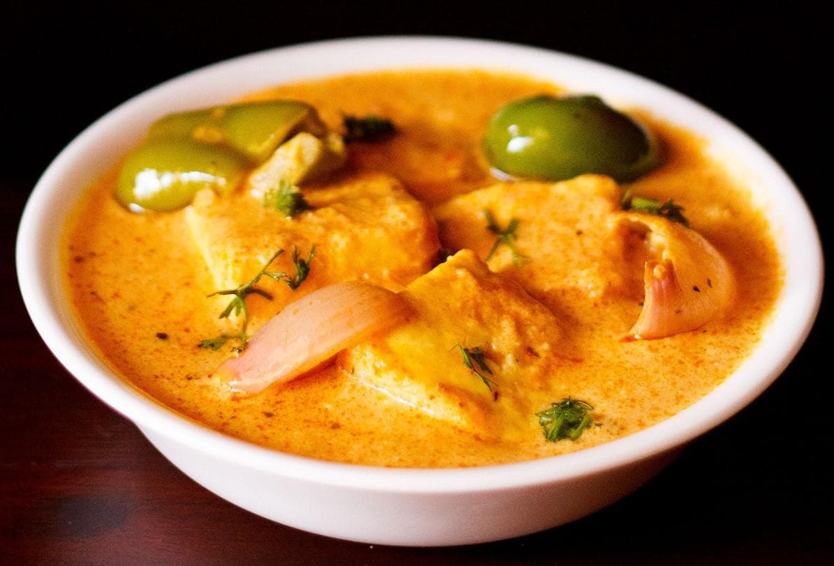 Paneer Tikka Masala, served at India Oven Sacramento