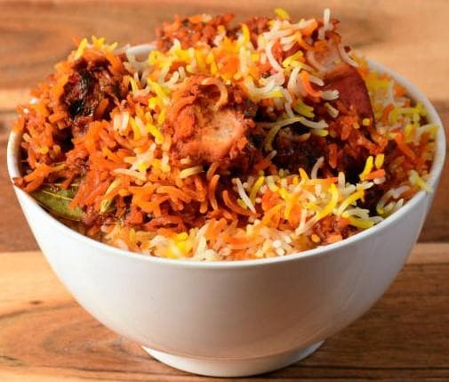 Chicken Tikka Biryani, served at India Oven Sacramento