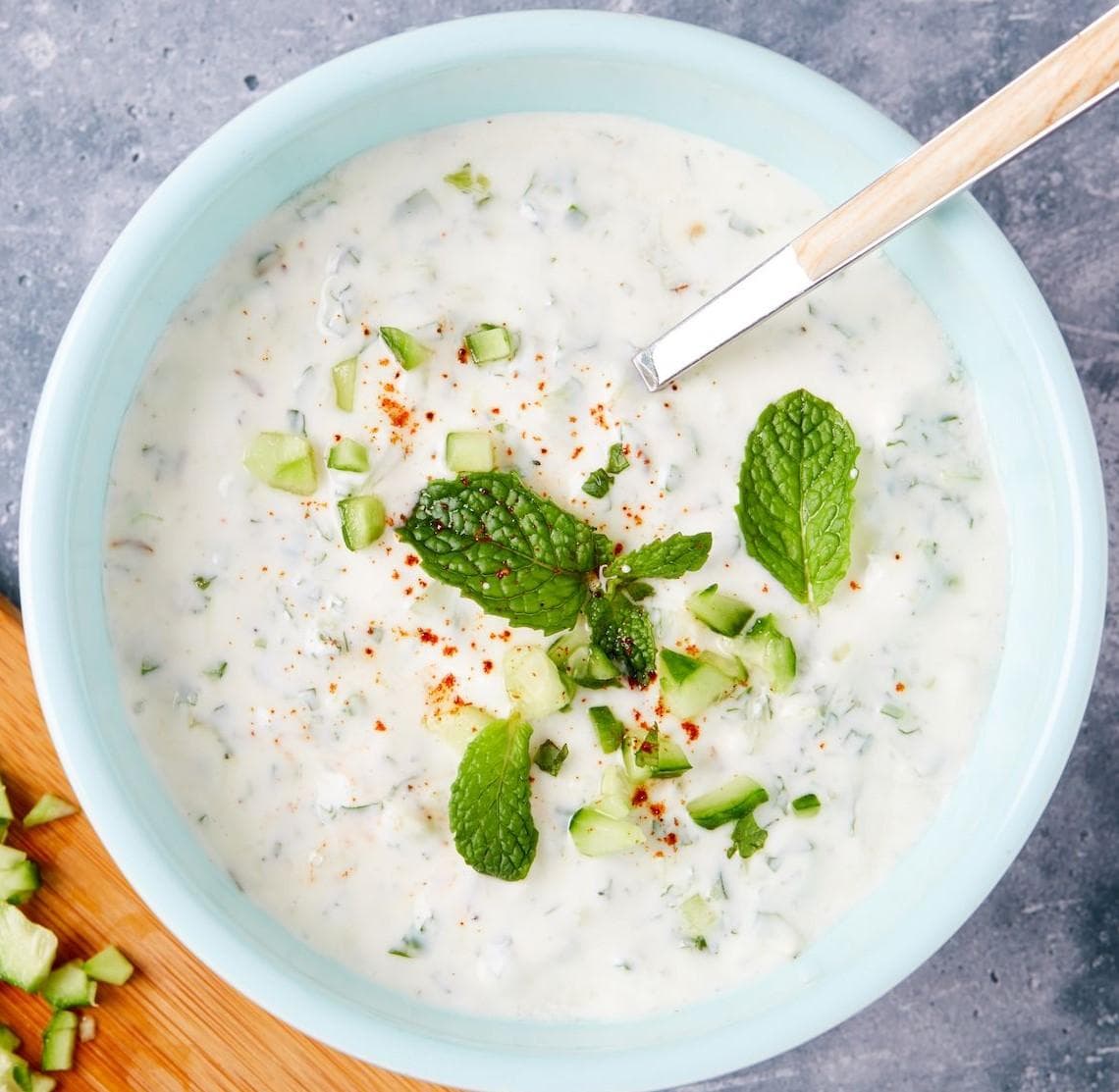 Raita, served at India Oven Sacramento