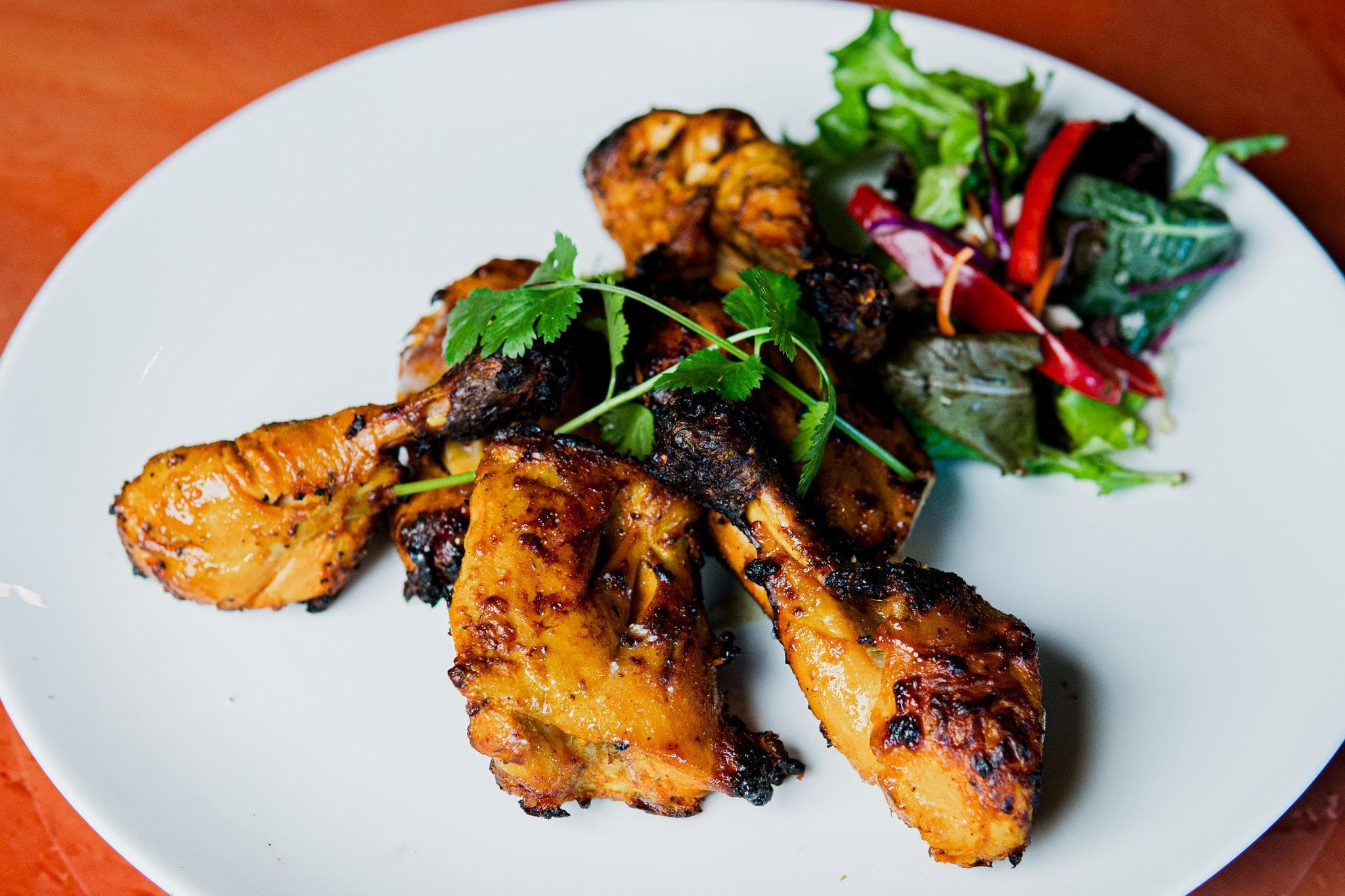 Tandoori Chicken, served at India Oven Sacramento