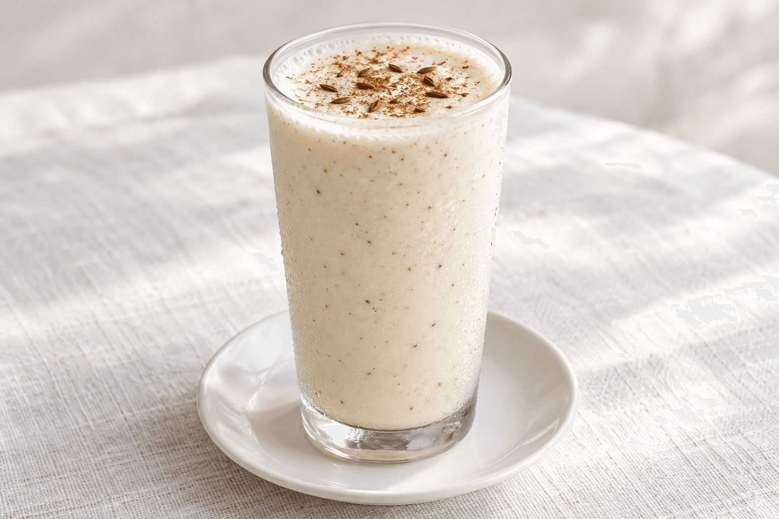 Jeera Lassi, served at India Oven Sacramento