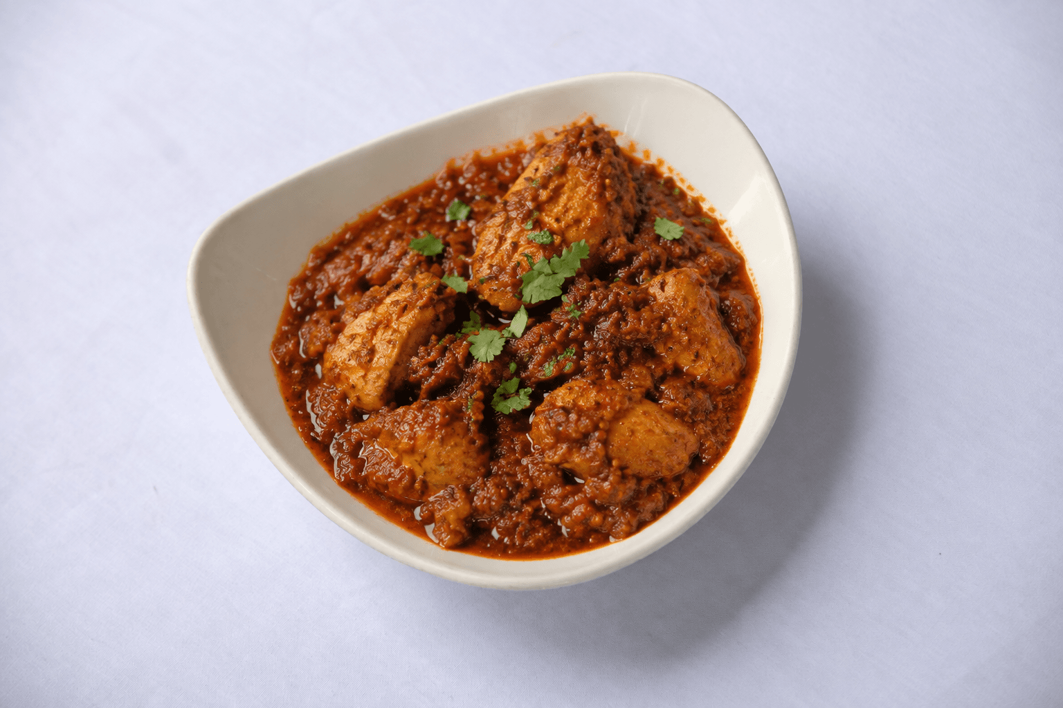 Chicken Vindaloo, served at India Oven Sacramento