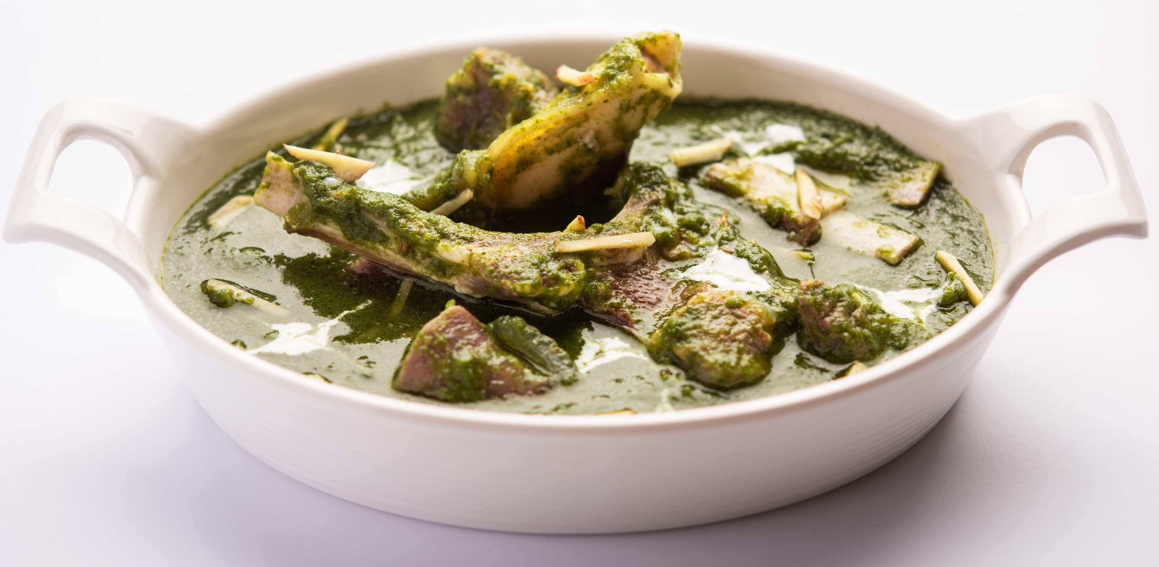 Lamb Saag, served at India Oven Sacramento