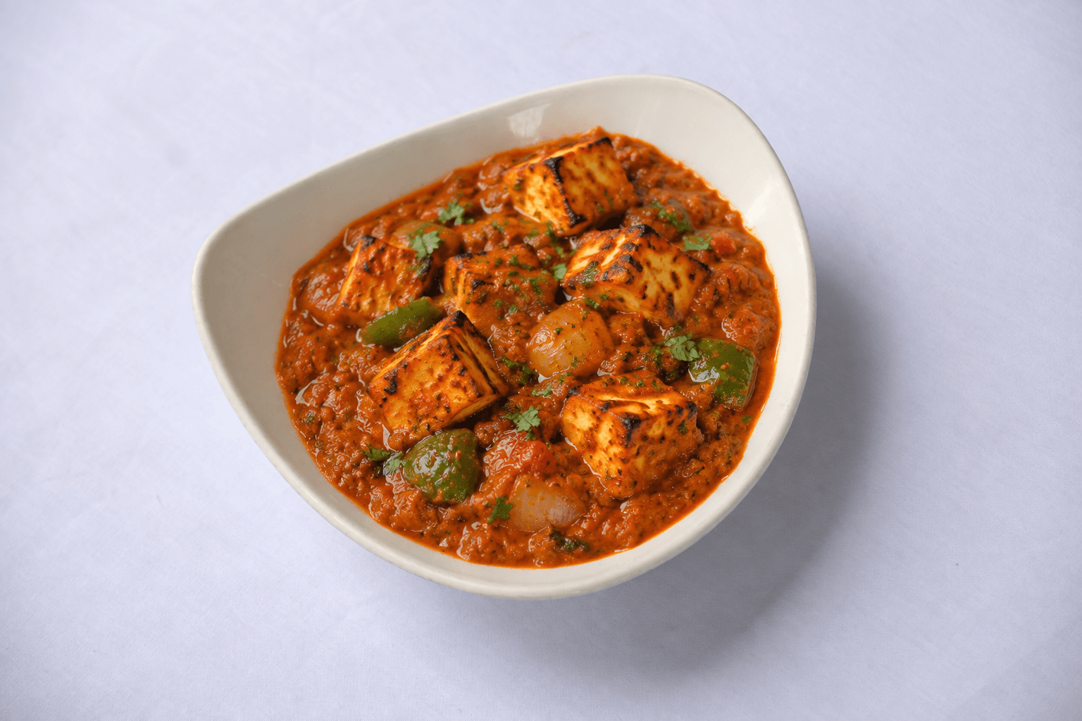 Paneer Tikka Masala, party tray catering selection at India Oven in Auburn