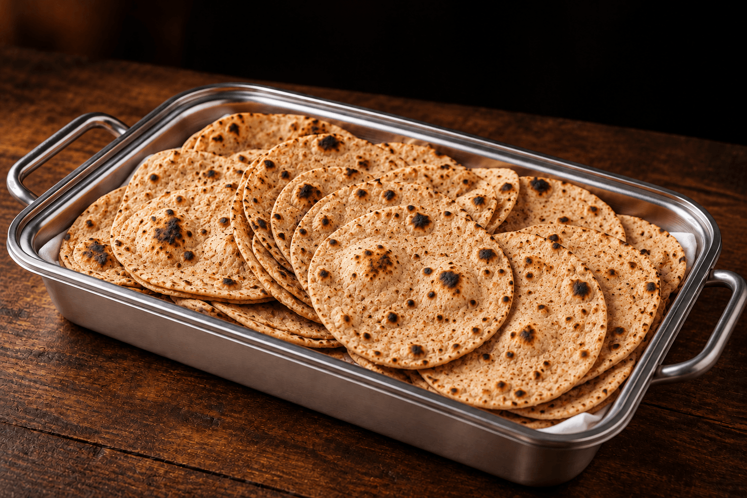 Roti Tray, party tray catering selection at India Oven in El Dorado Hills