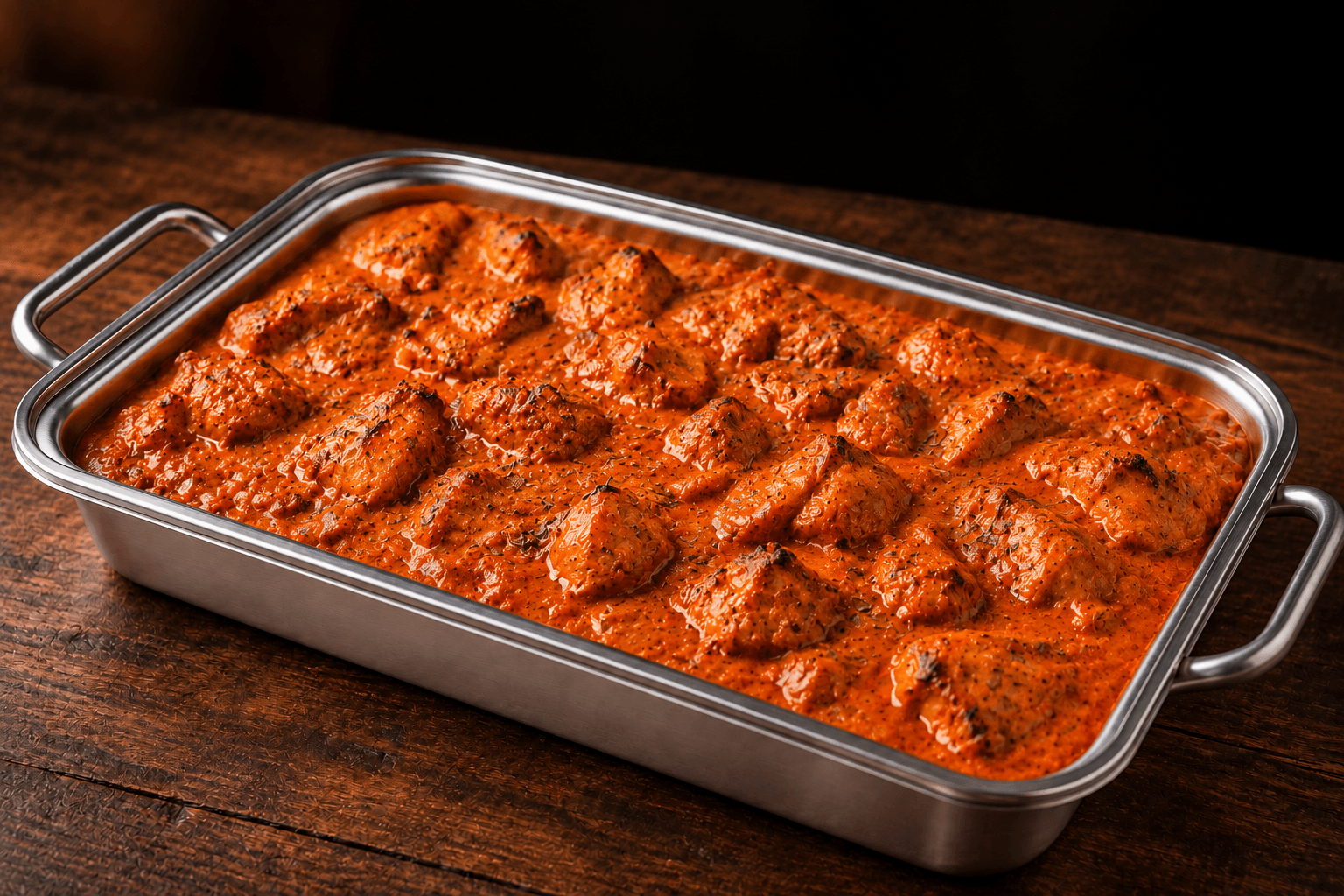 Butter Chicken Tray, party tray catering selection at India Oven in El Dorado Hills
