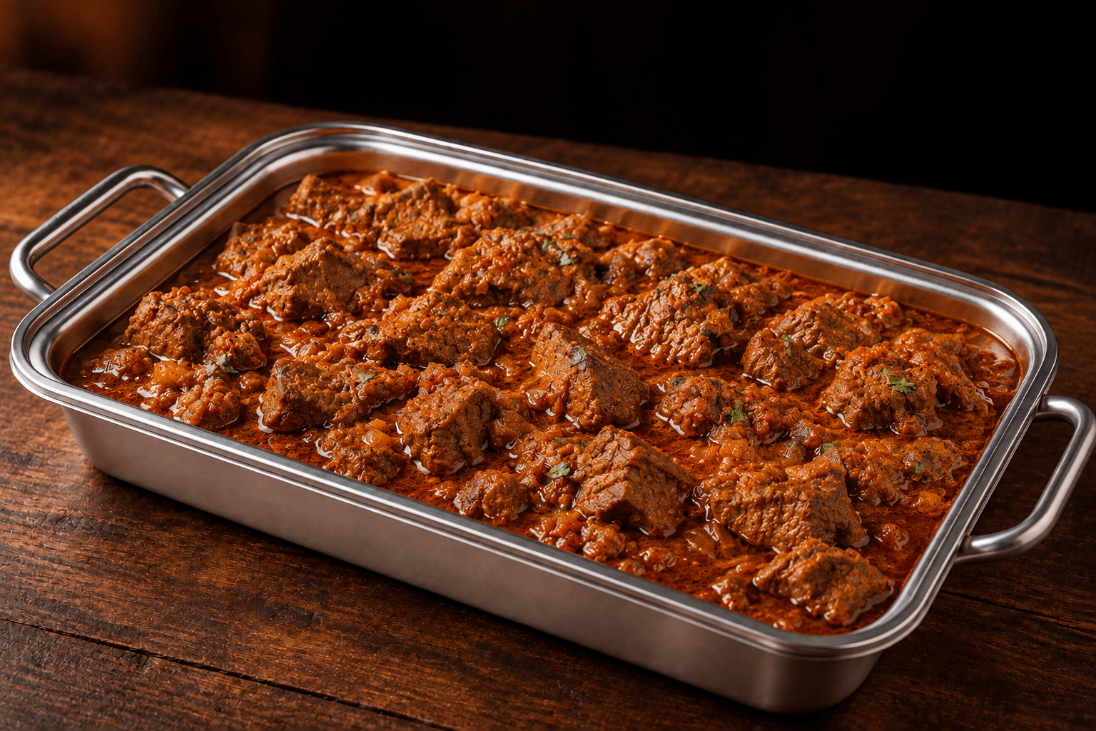 Lamb Curry Tray, party tray catering selection at India Oven in Grass Valley