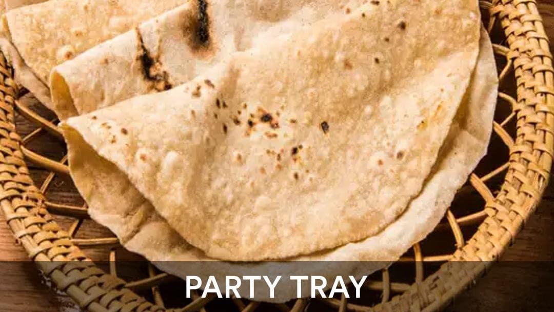 Roti Tray, party tray catering selection at India Oven in Elk Grove
