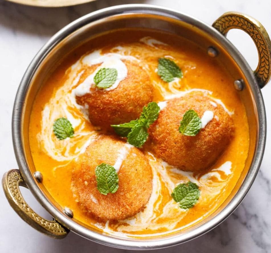 Nawabi Malai Kofta, party tray catering selection at India Oven in Auburn