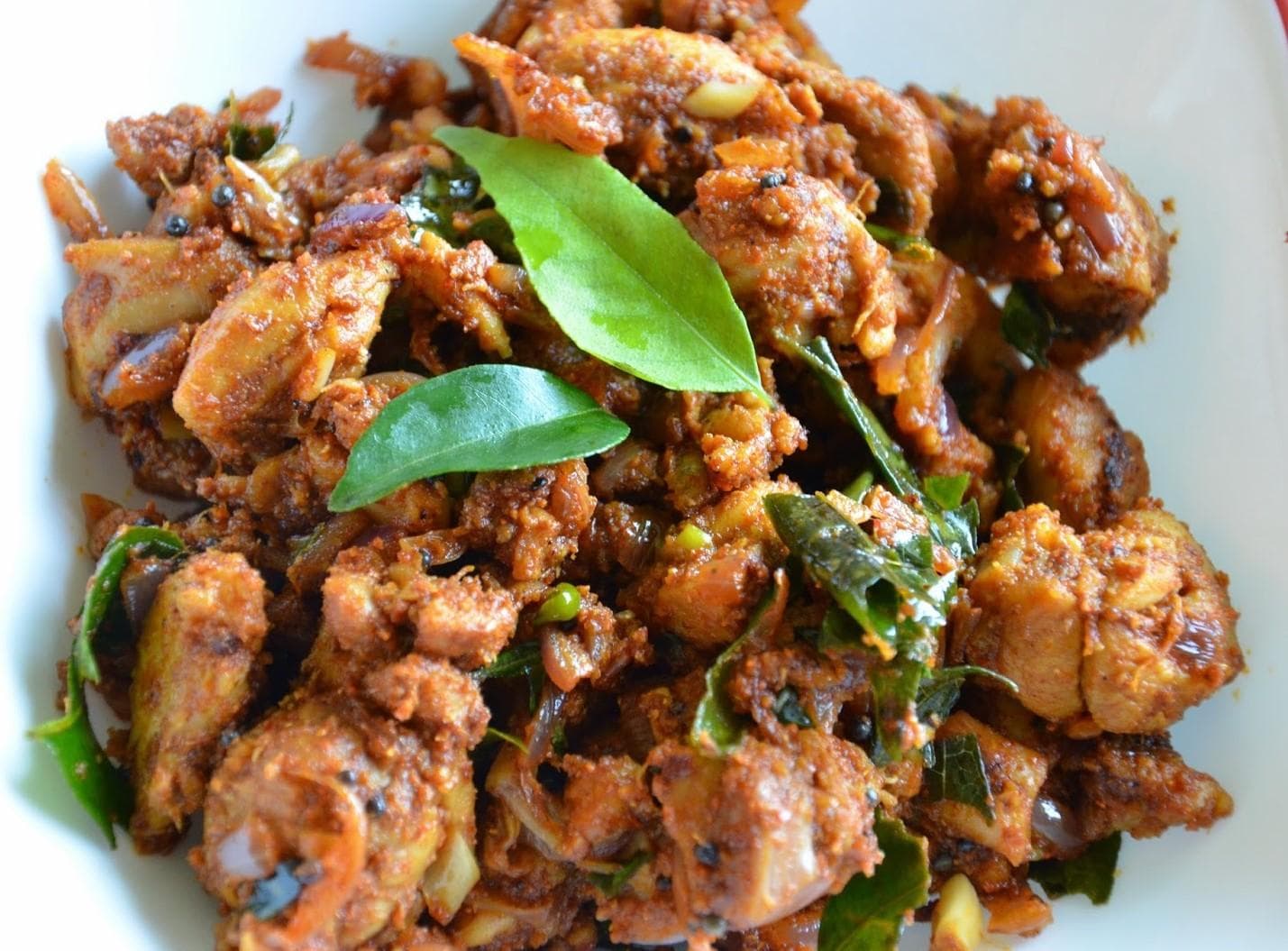 Spiced Curry Leaf Chicken, party tray catering selection at India Oven in Auburn