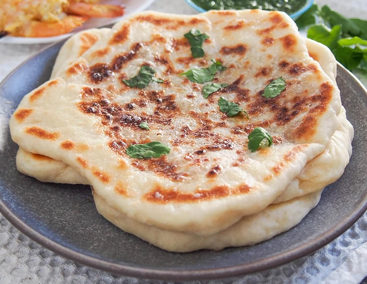 PESHAWARI NAAN, served at India Oven Elk Grove