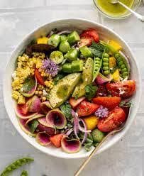 HOUSE SALAD, served at India Oven Elk Grove