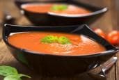 TOMATO SOUP, served at India Oven Elk Grove