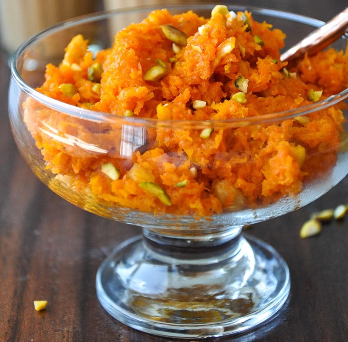 GAJAR HALWA, served at India Oven Elk Grove