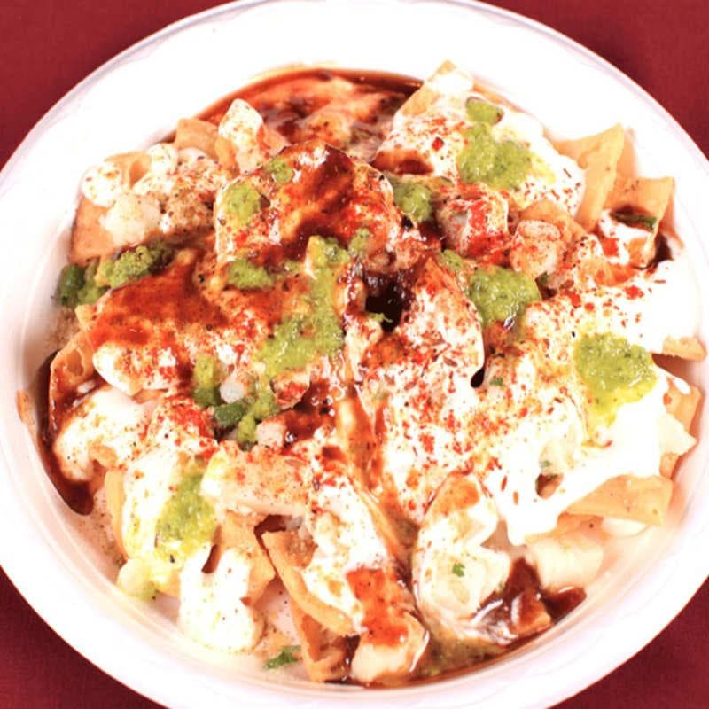 CHAAT PAPRI, served at India Oven Elk Grove