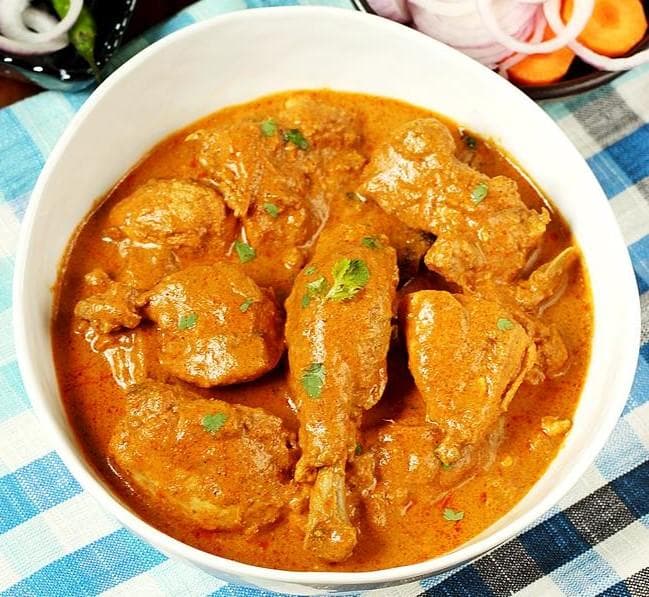 CHICKEN KORMA, served at India Oven Elk Grove