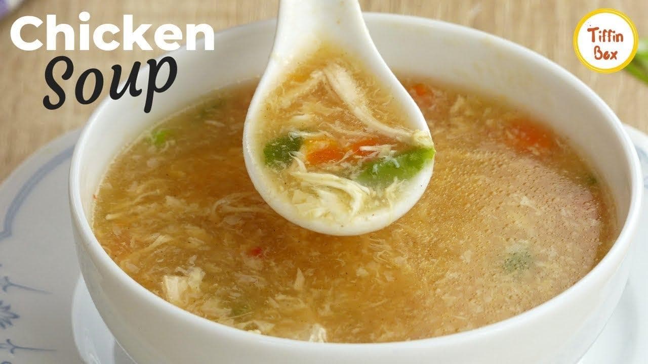 CHICKEN SOUP, served at India Oven Elk Grove