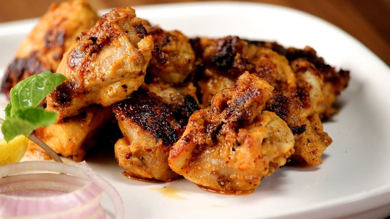 ACHARI CHICKEN TIKKA, served at India Oven Elk Grove