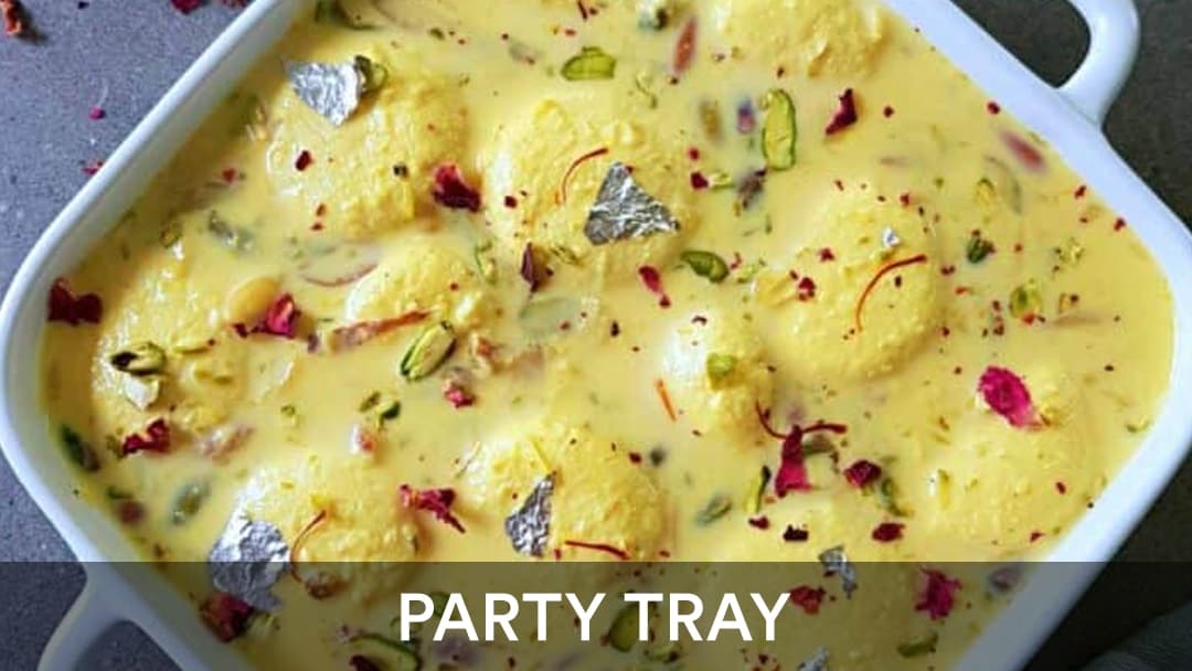 Ras Mali Tray, party tray catering selection at India Oven in El Dorado Hills