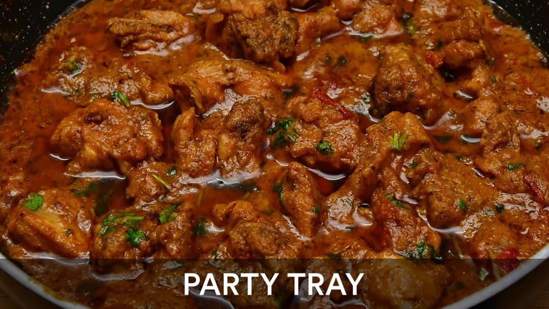 Chicken Curry Tray, party tray catering selection at India Oven in Grass Valley