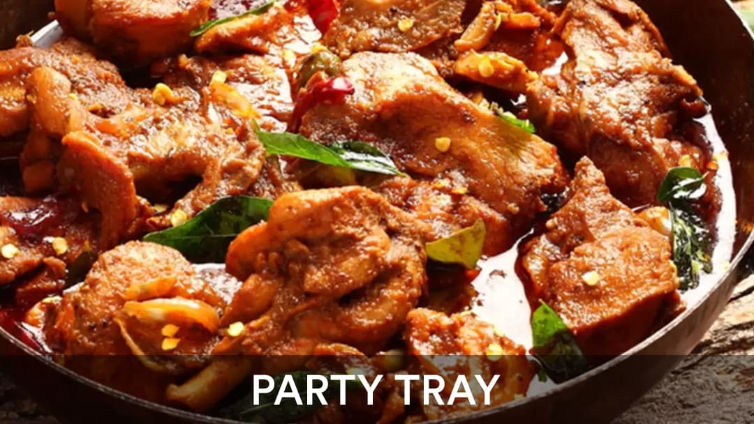 Chicken Chilli Tray, party tray catering selection at India Oven in Grass Valley
