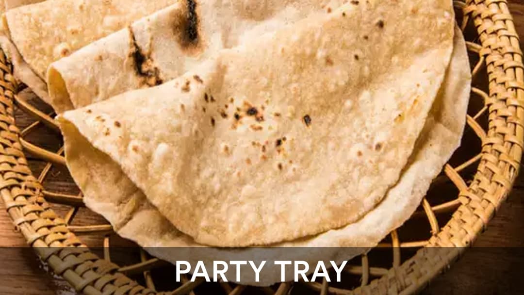 Roti Tray, party tray catering selection at India Oven in Roseville
